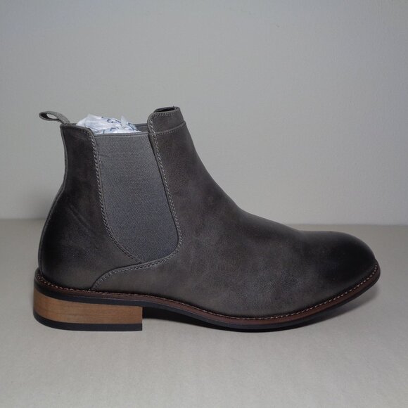 Vance Co. Size 9 M / LANDON / Grey / Chelsea Dress Boots / New Men\'s Shoes main image 14